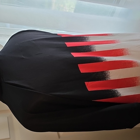 Nike Men's NSW Agassi Tennis 1990 Re-Issue Polo Ember Glow Black, Red, White XL - Picture 6 of 10